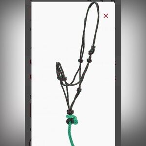 Green and pink Rope halter